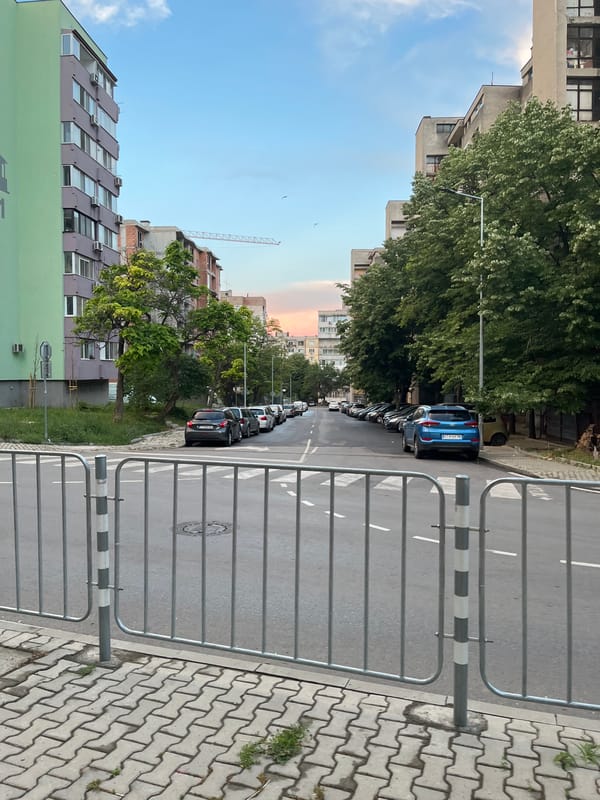 Everyday scenes documented across Stara Zagora, Bulgaria Sunday evening