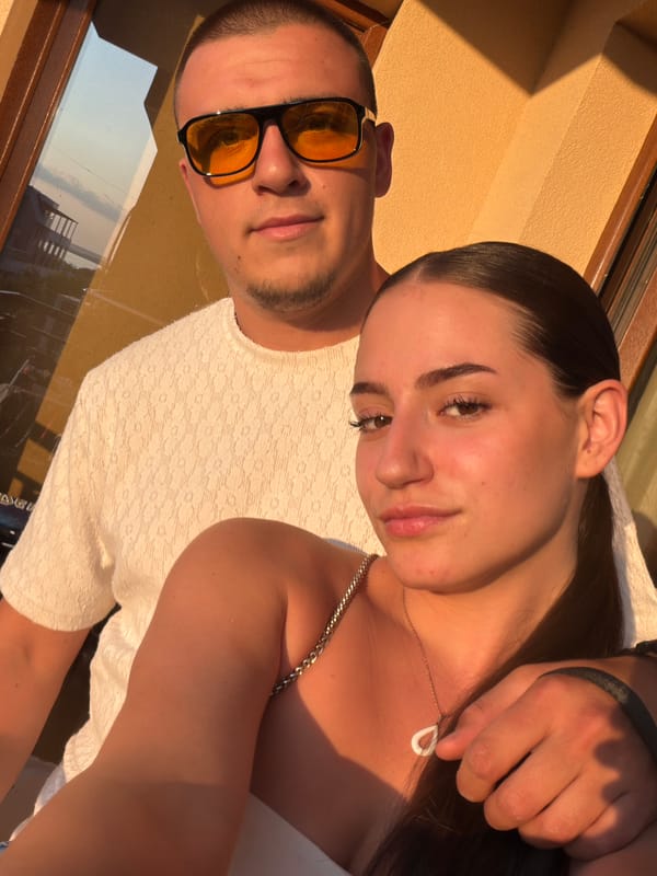 Golden hour selfies in Burgas, Bulgaria