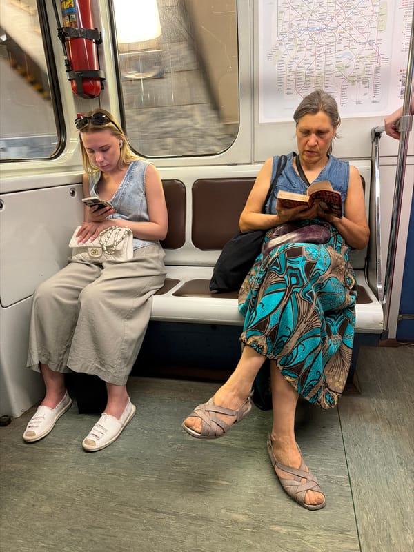 Morning commute scenes across the Moscow Metro