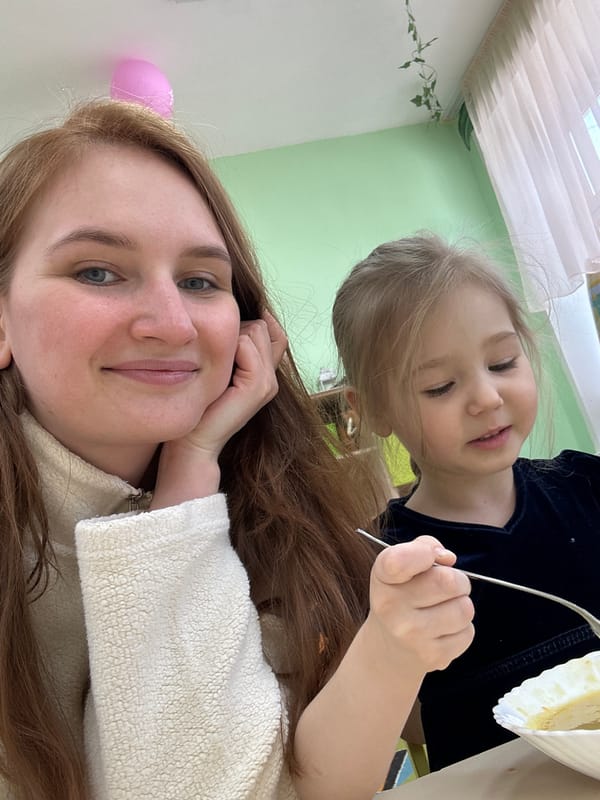 Woman documents daily activities across Chaikovsky with selfies