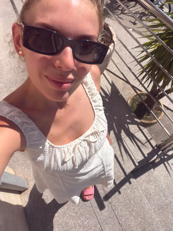 Sunny morning selfies around Budva, Montenegro
