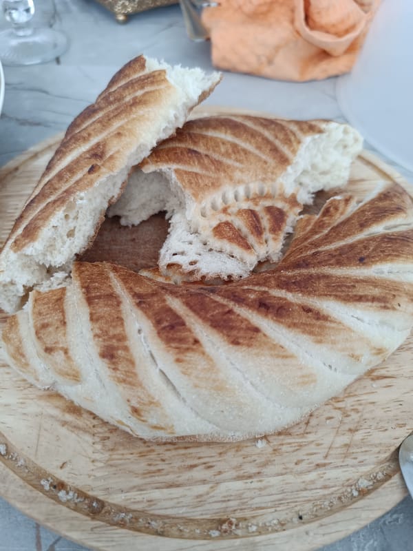 Bread, watermelon, and a delivery truck in Bishkek