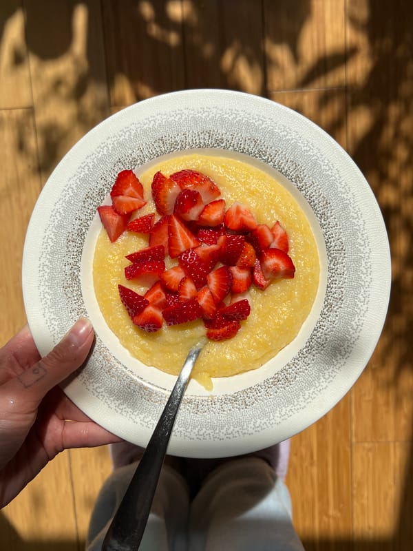 Morning breakfast and neighborhood views captured in Belgrade suburb