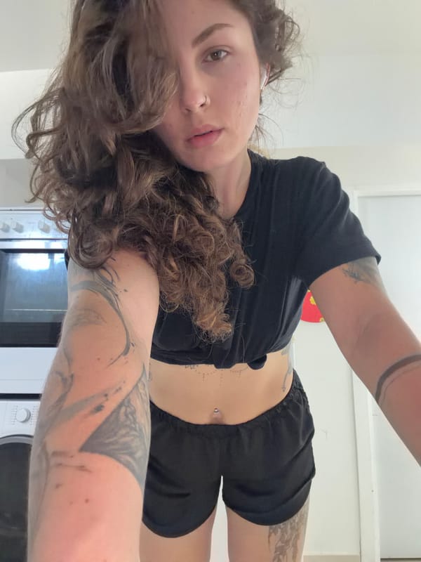 Woman takes selfies, dances at home in Kiryat Bialik