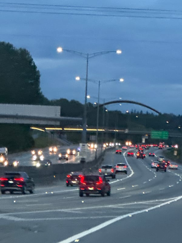 Nighttime highway and outdoor scenes documented in Burnaby