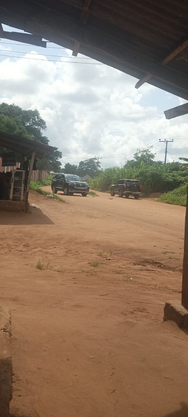Daily life documented on dirt roads in Amauzu Nigeria