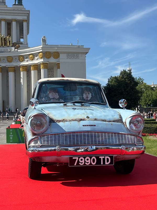 Iconic cars on display at Moscow's VDNKh exhibition grounds