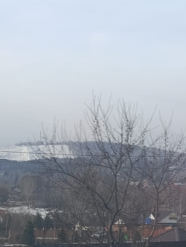 Winter scenes of Krasnoyarsk buildings and Orthodox churches documented