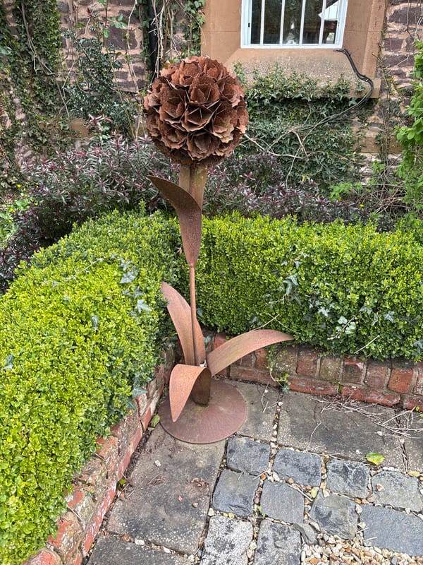 Garden ornaments documented in Pulverbatch village