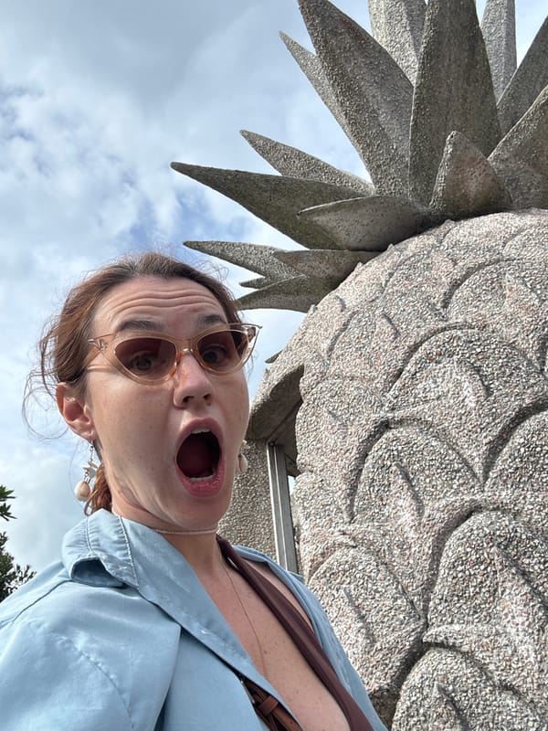 Exploring Ko Samui's fruit sculpture garden on a June morning