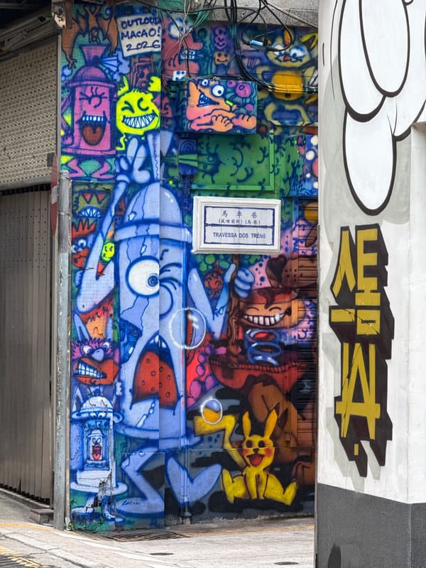 Street art documentation captures vibrant murals in Macau