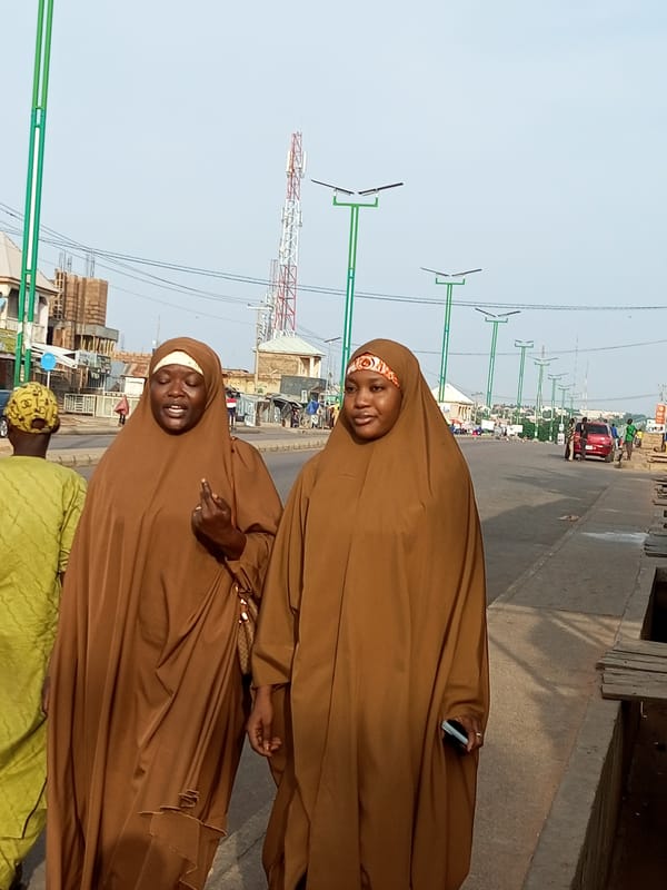 Morning street life across two Nigerian towns