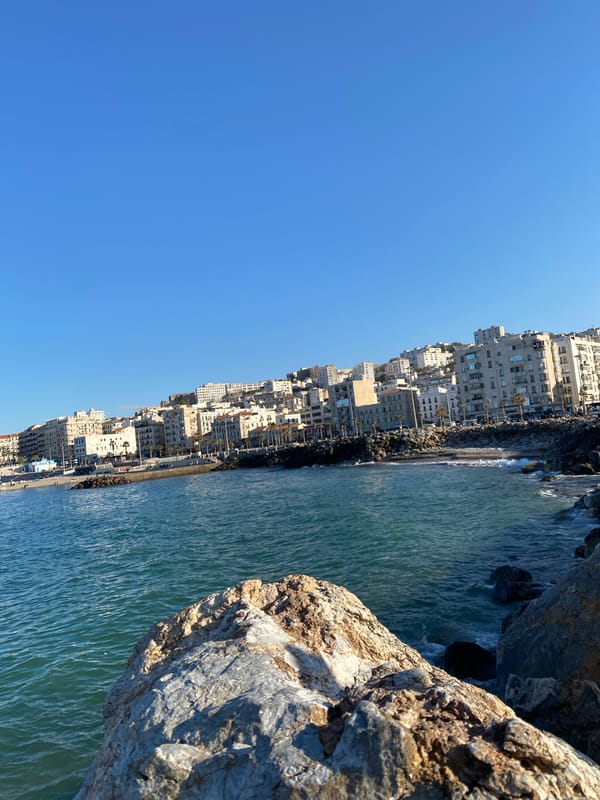Coastal views captured along Algeria's Mediterranean shoreline