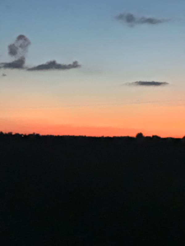 Multiple Witnesses Document Same Rural Sunset Scene