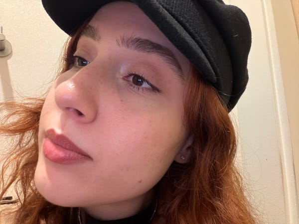 Person with reddish-brown hair photographed in Strasbourg