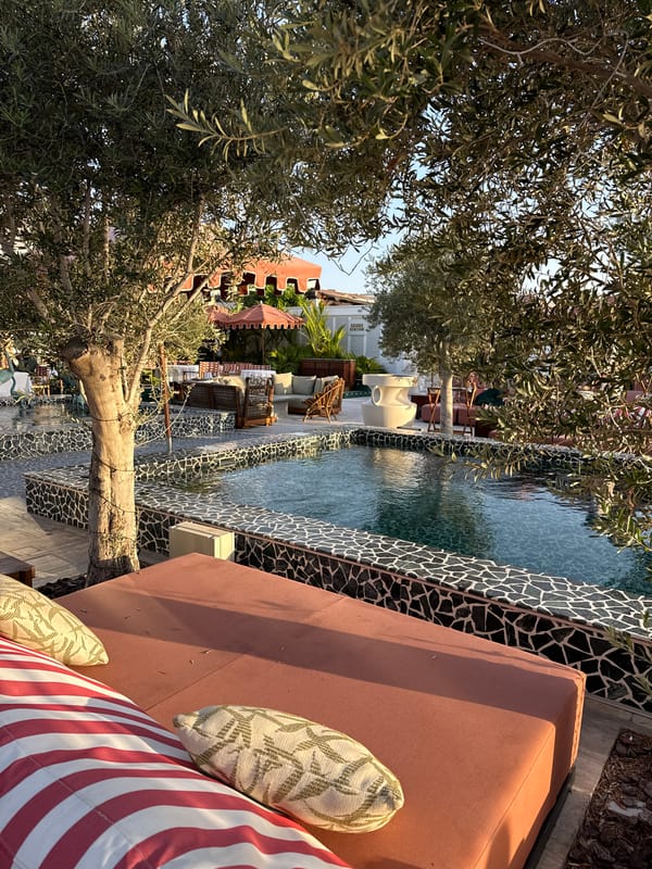 Upscale Dubai beach resort captured in afternoon leisure scenes