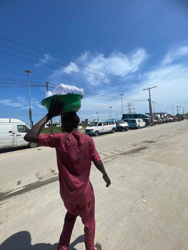 Everyday street life documented in sunny Lagos afternoon