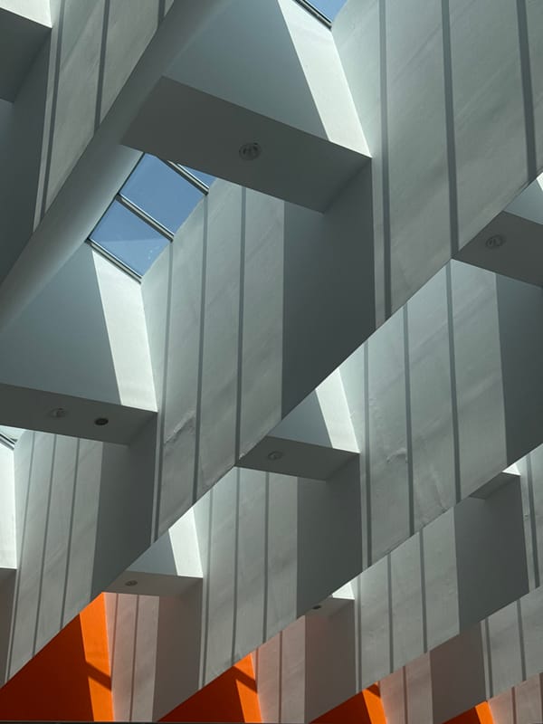 Inside Puerta de Hierro hospital: architecture, light, and murals