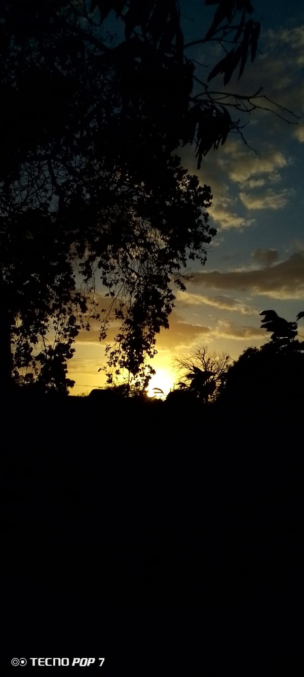 Sunset documented through 28 photographs in Altagracia, Venezuela