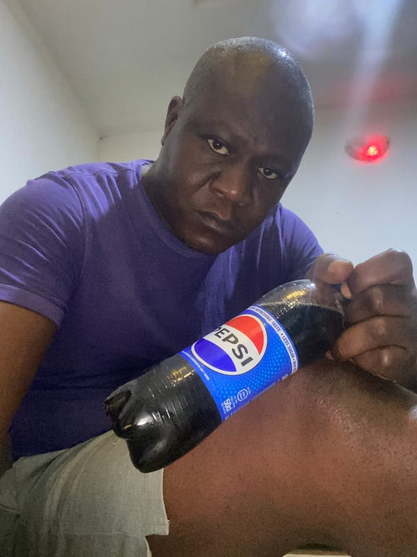 Man photographed relaxing with drinks at home in Kubwa