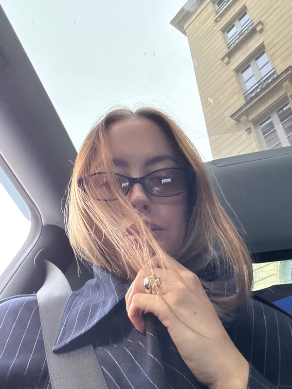 Woman travels through Paris streets in brief morning journey