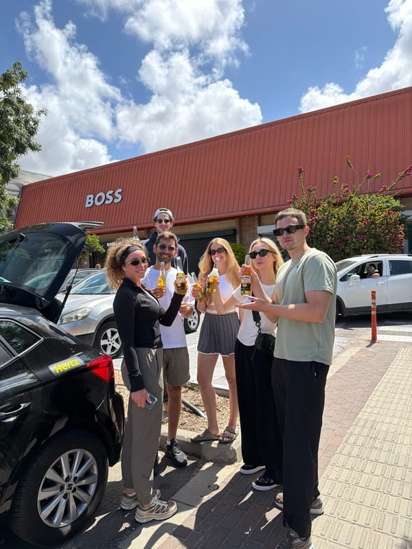 Morning activity observed at BOSS store in Netanya