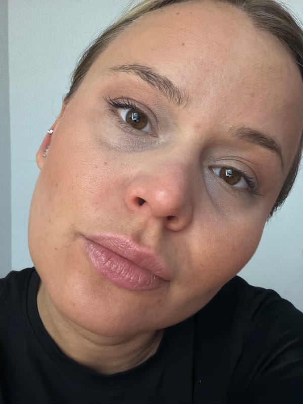 Woman takes multiple selfies at home in Sarapul, Russia