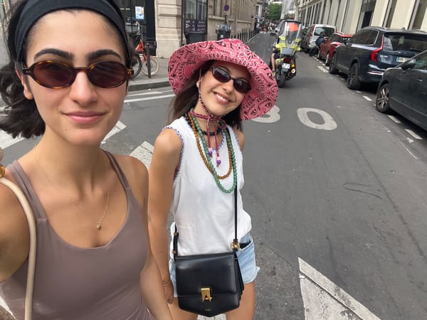 Street-level and aerial views of Paris on a June afternoon