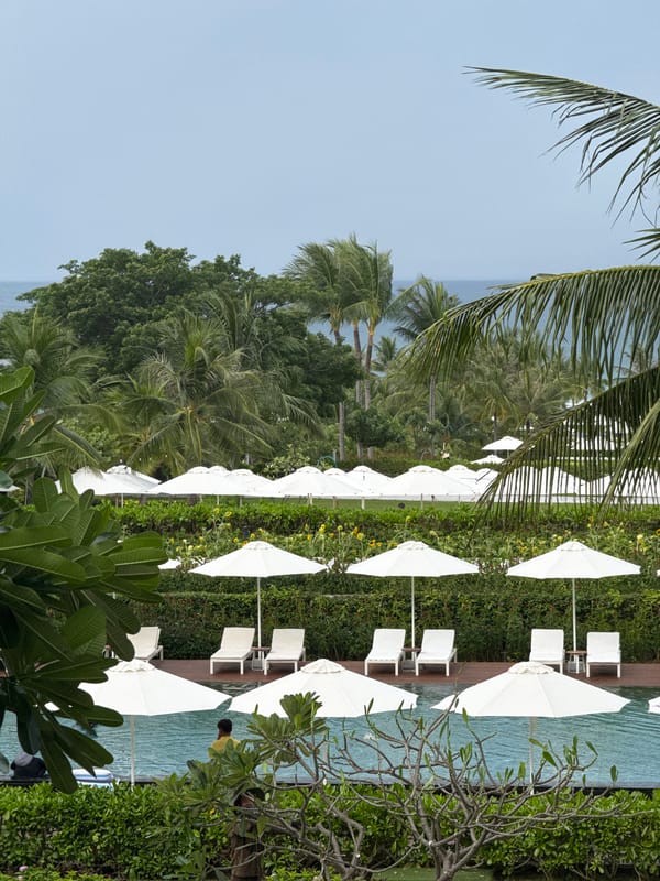 Resort gardens and groundskeeping, Cam Đức morning