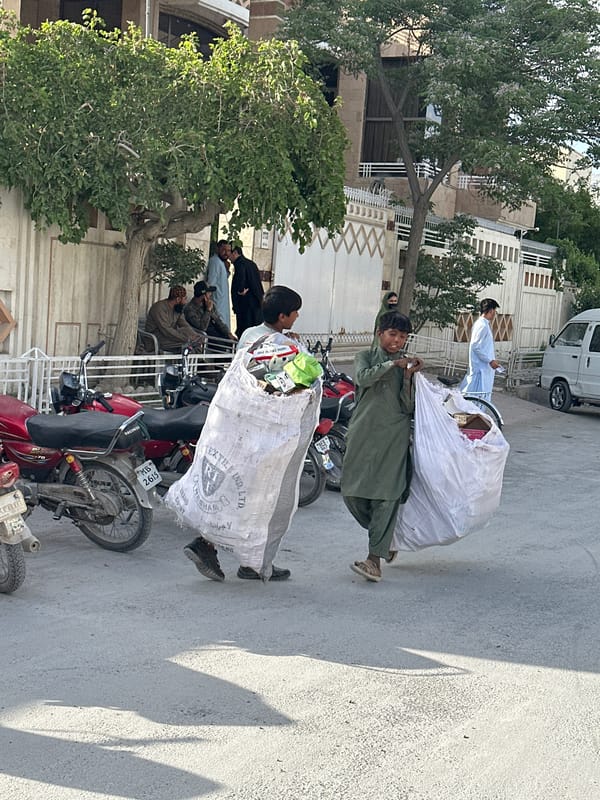 Daily street activity observed in Quetta City Tehsil