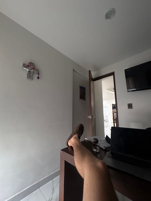 Person poses for camera in Mexico residence