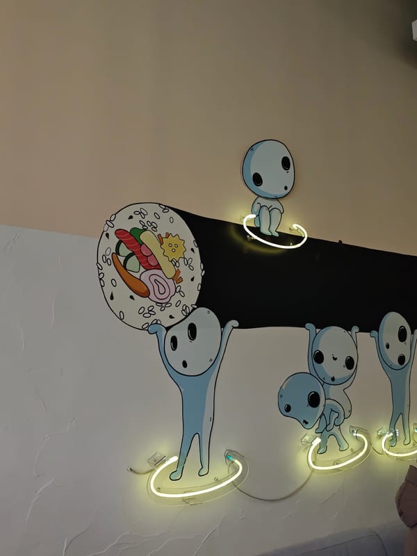Studio Ghibli-inspired wall art spotted in Vinnytsia, Ukraine