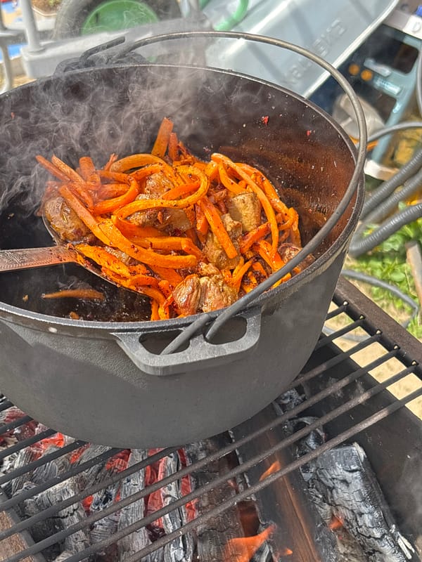 Morning cooking and spring blooms documented in Prikamskii, Russia