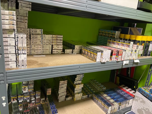 Tobacco retail and gas station operations documented in Cherven Bryag