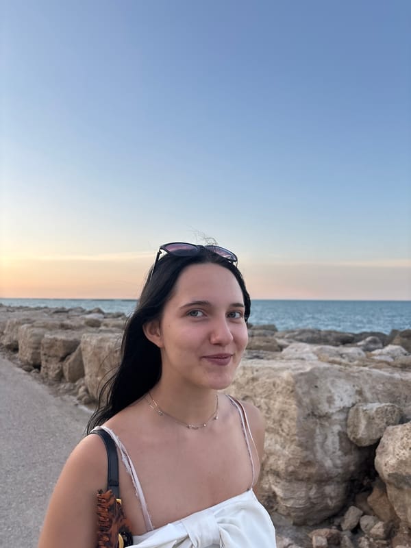 Sunset hang on the Grottammare rocky shoreline