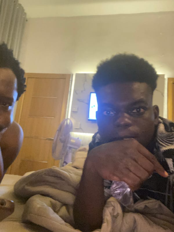 Indoor video session with Baba Rex captured across multiple angles