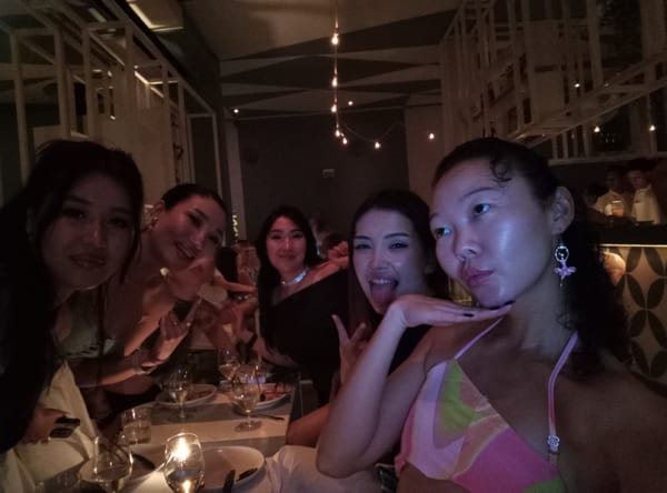 Group dining gathering captured at North Kuta restaurant