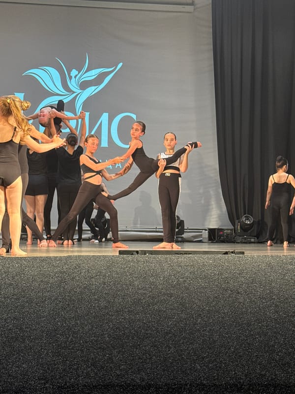 Youth dance troupe performs at Iris Dance Center, Sochi