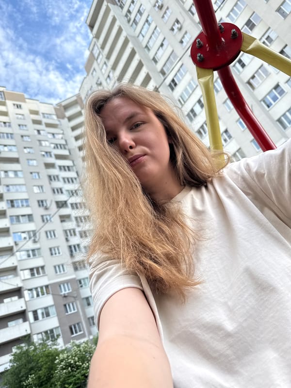 Family enjoys afternoon playground time in Vladimir, Russia