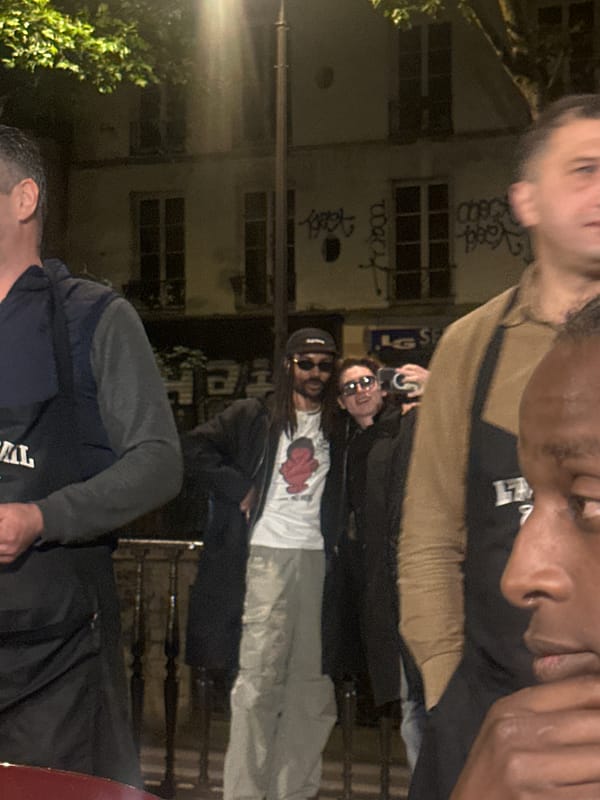 Paris nightlife and metro activity documented Thursday evening