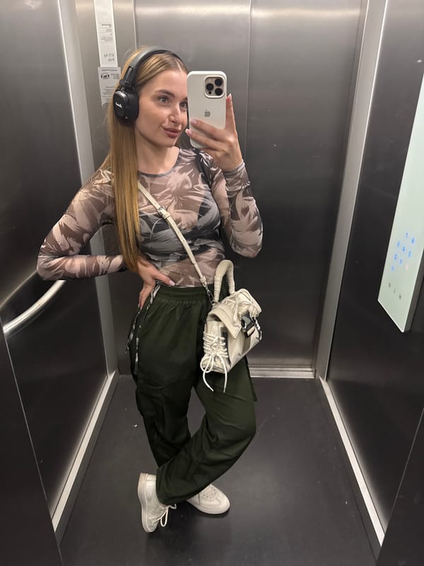 Woman Takes Multiple Elevator Selfies in Budva Montenegro