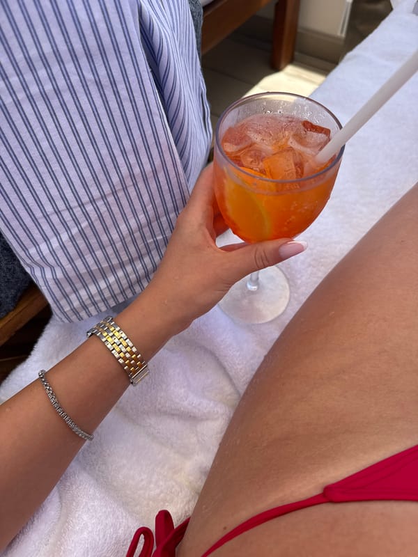 Leisurely day in Tel Aviv with drinks and deck lounging