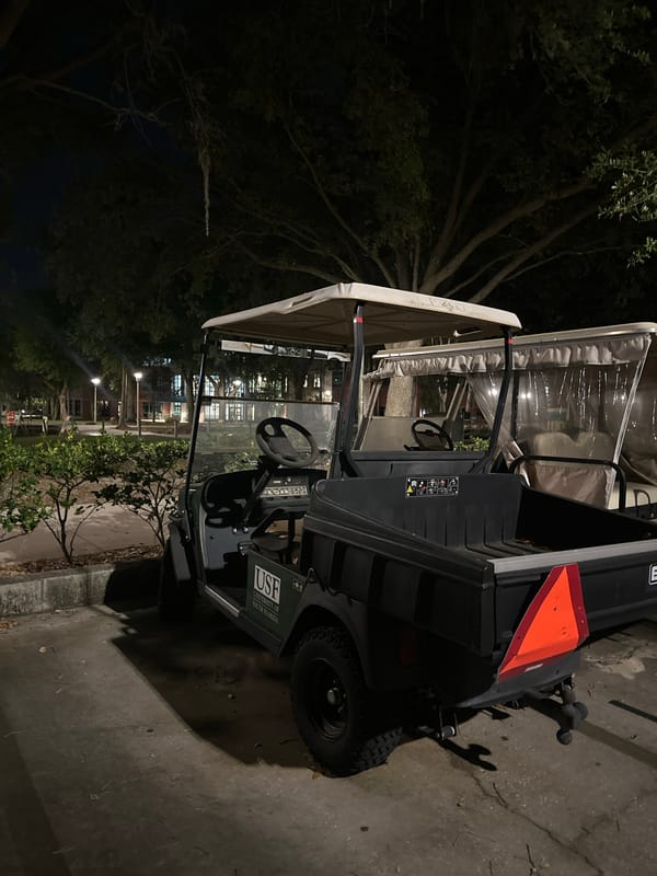 Early morning documentation of USF Tampa campus facilities