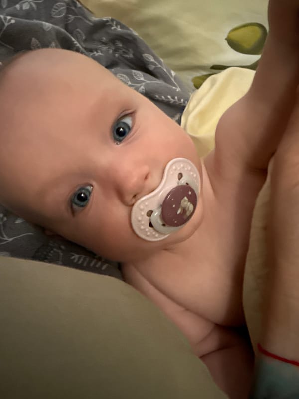 Quiet moment with a baby at home in Sochi