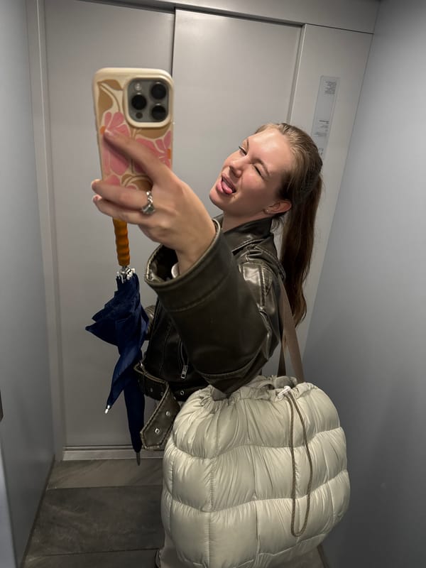 Woman takes selfies in elevator in Belgrade suburb