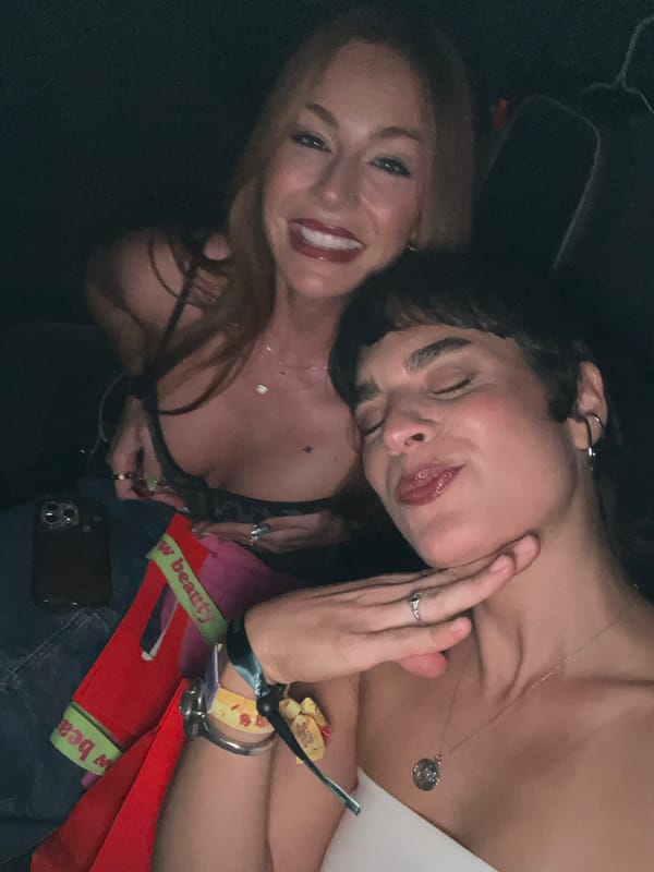 Two women share intimate moment in La Quinta