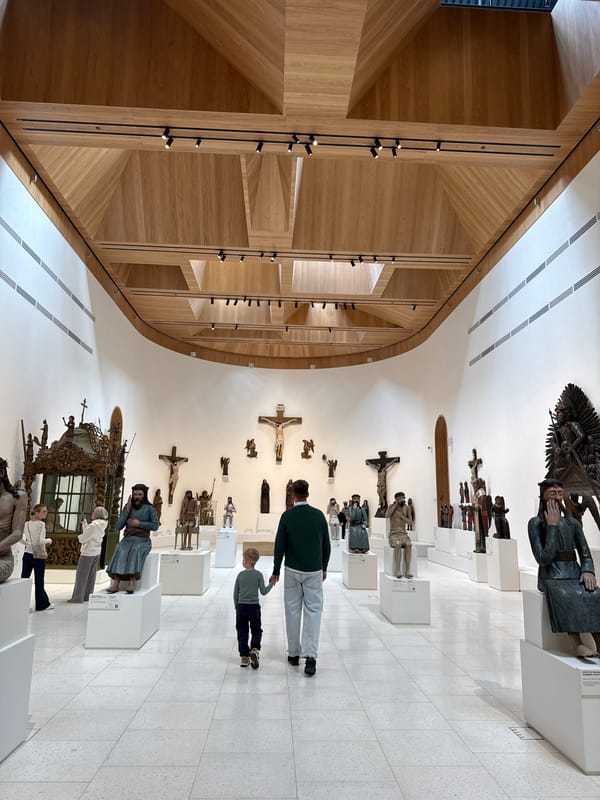 Visitor documents art exhibitions at Perm State Gallery