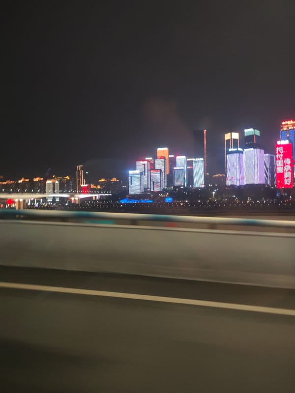 Nighttime scenes captured in Yuzhong District, Chongqing