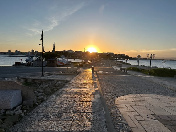 Golden hour illuminates historic Nesebar, Bulgaria coastal town