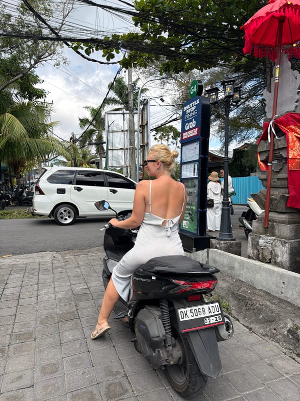 Early morning casual scenes documented across North Kuta, Indonesia